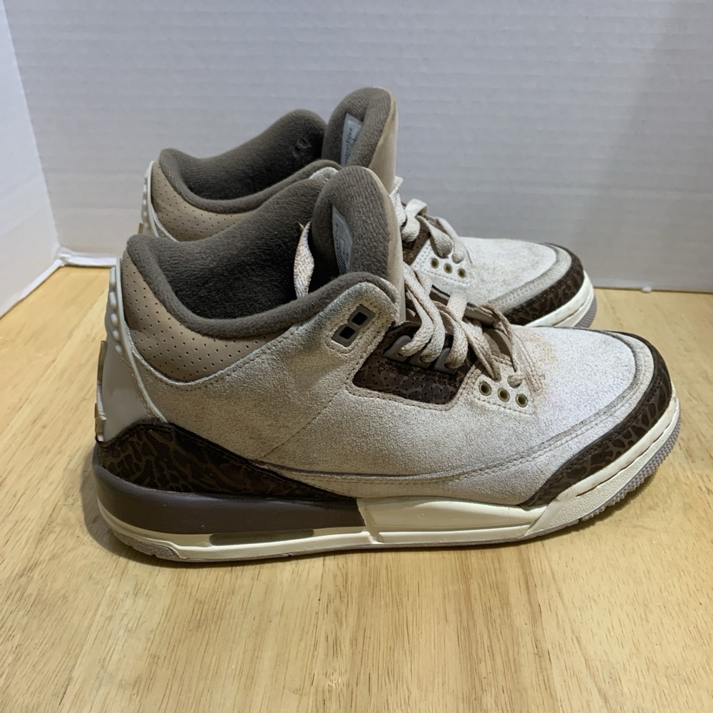 Jordan Men's Athletic Shoes in Beige and Brown
